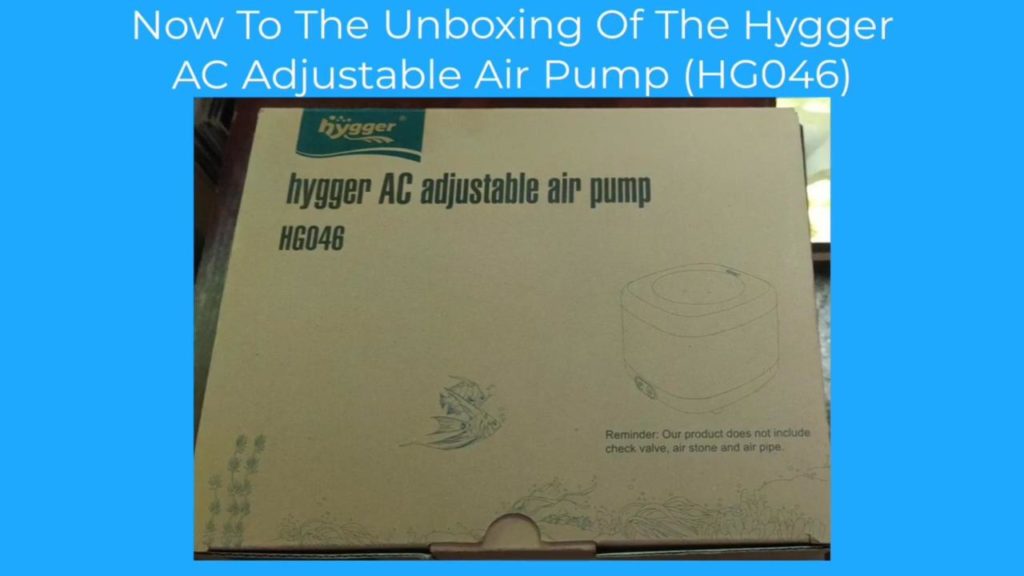 hygger 046 AC Air Pump 10W Unboxing Video
