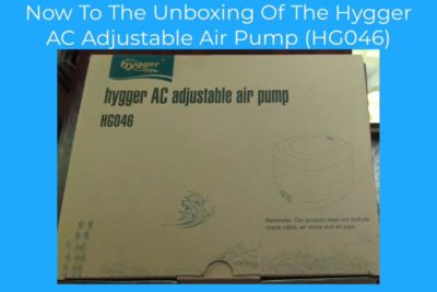 hygger 046 AC Air Pump 10W Unboxing Video