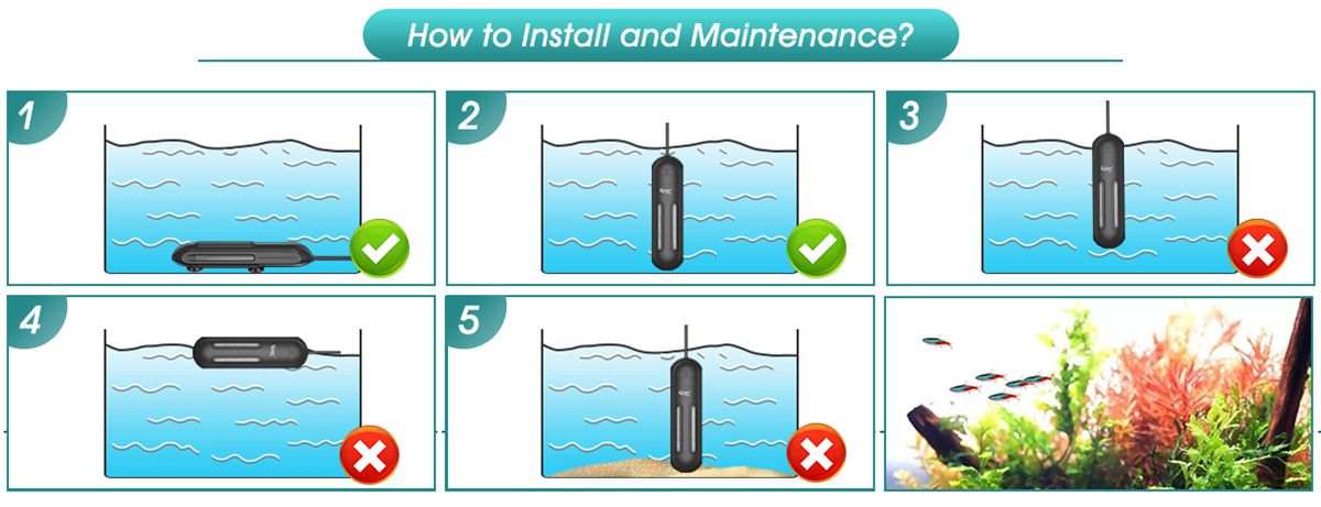 How to install hygger 061 heater