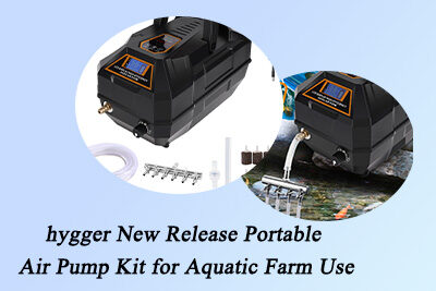 hygger New Release Portable Air Pump Kit for Aquatic Farm