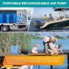 Portable air pump is rechargeable