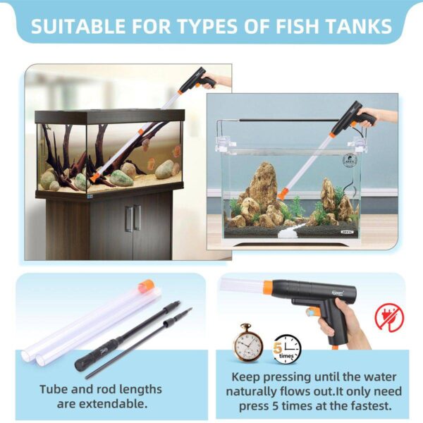 Clean kit for types of fish tanks