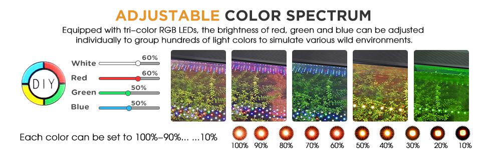 DIY color spectrum