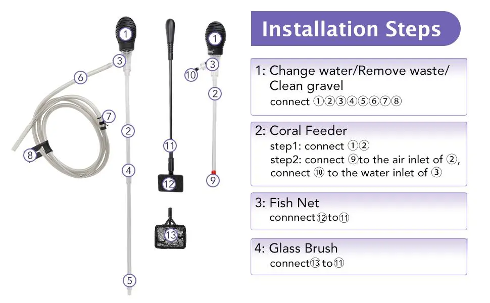 hygger 080 siphon kit installation