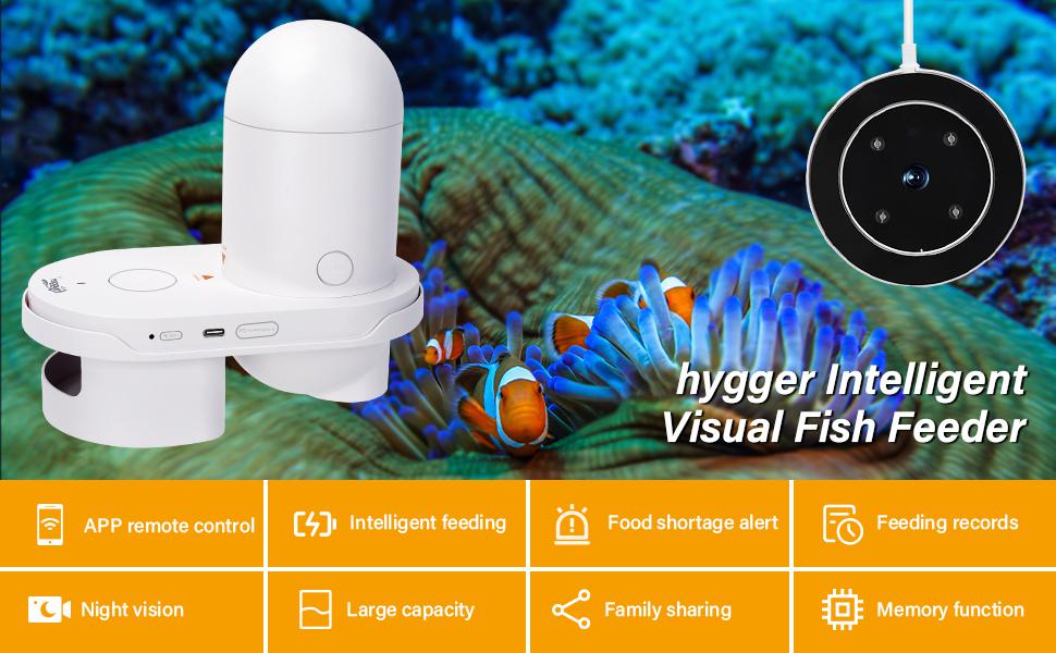 hygger 082 intelligent fish feeder