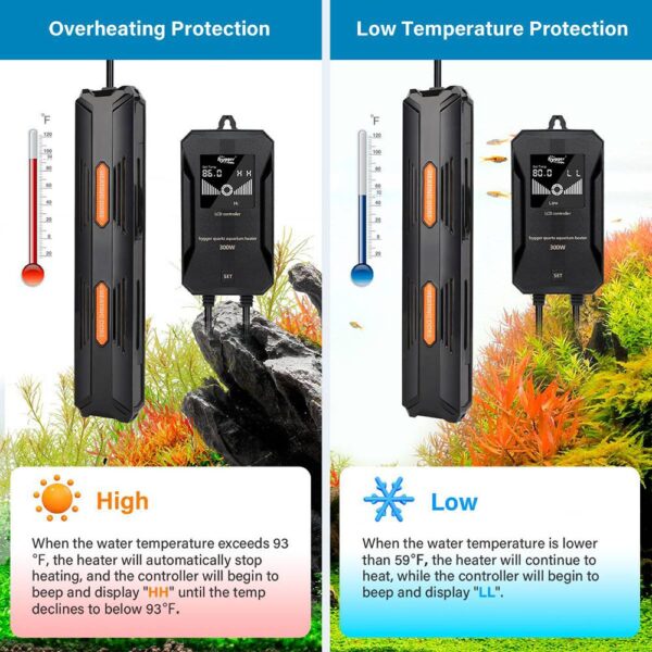 Overheating protection for fish