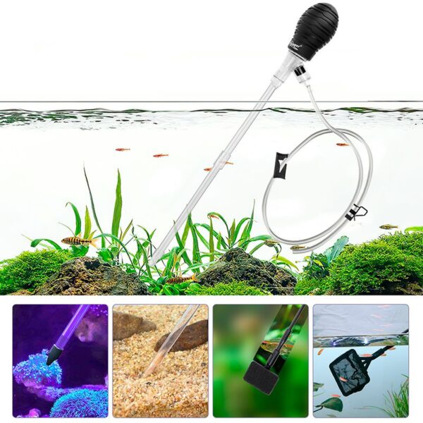 How to use aquarium siphon