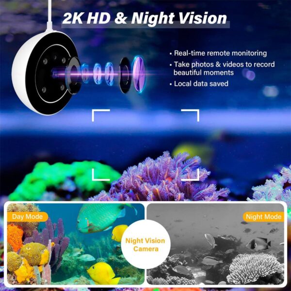 HD camera for fish tanks