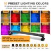 10 lighting colors for fish tank