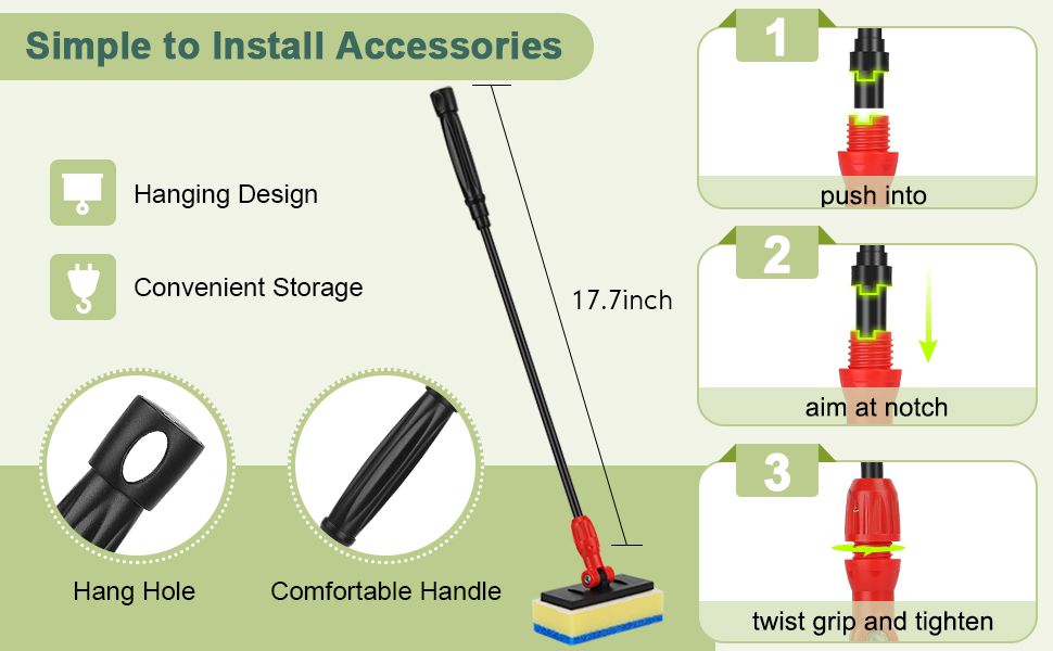 Aquarium cleaning set installation