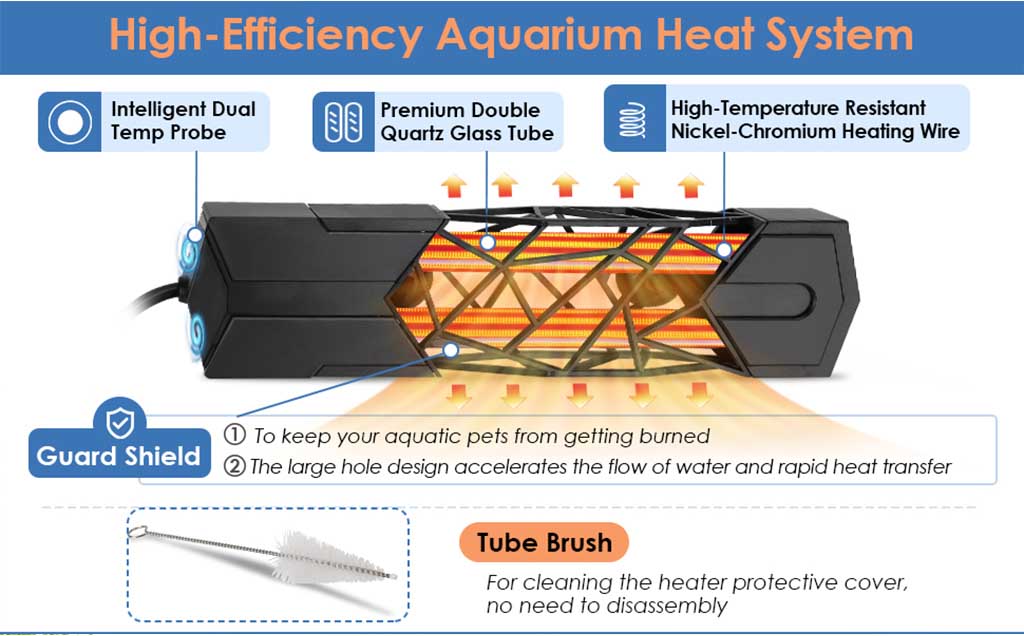 high efficiency hollow quartz heater