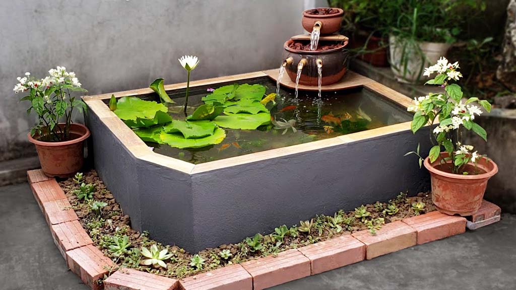 outdoor fish tank