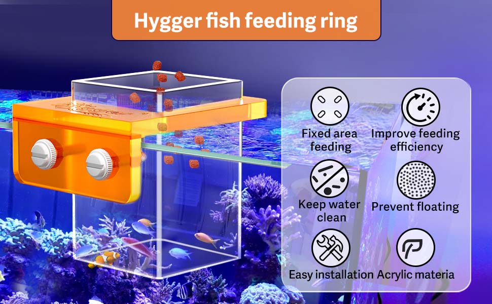 hygger 090 fish feeding ring