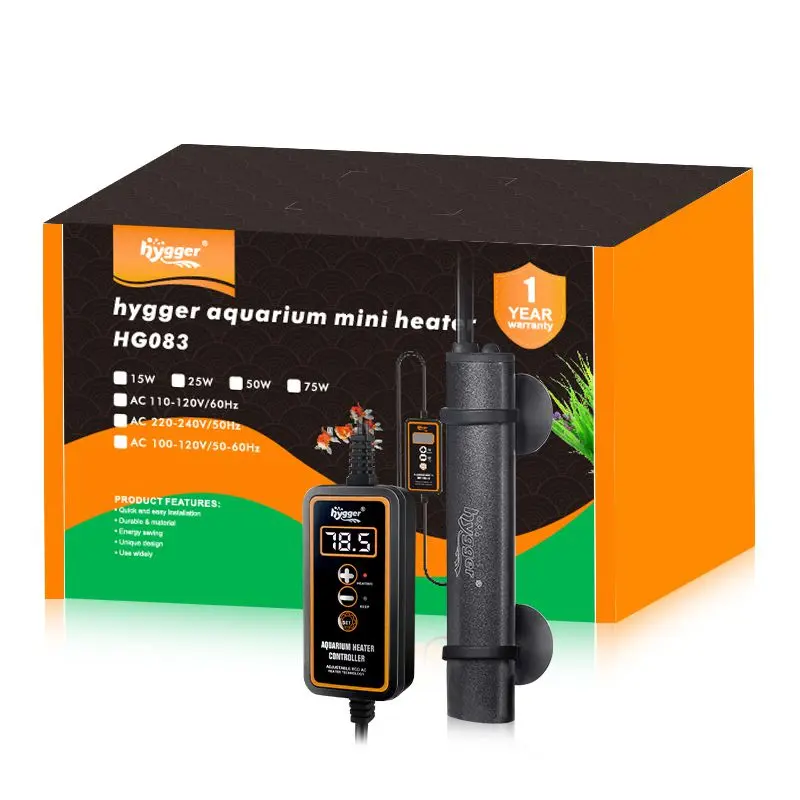 hygger Aquarium Digital Mini Heater - hygger