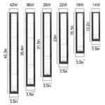 Waterproof aquarium LED light