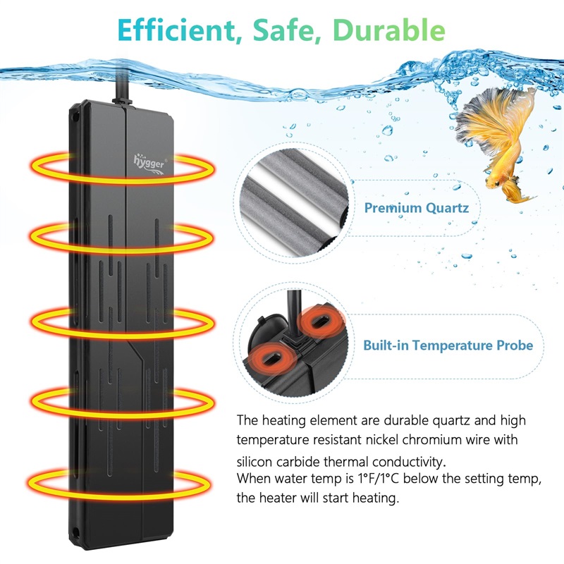 Safe quartz tube heater