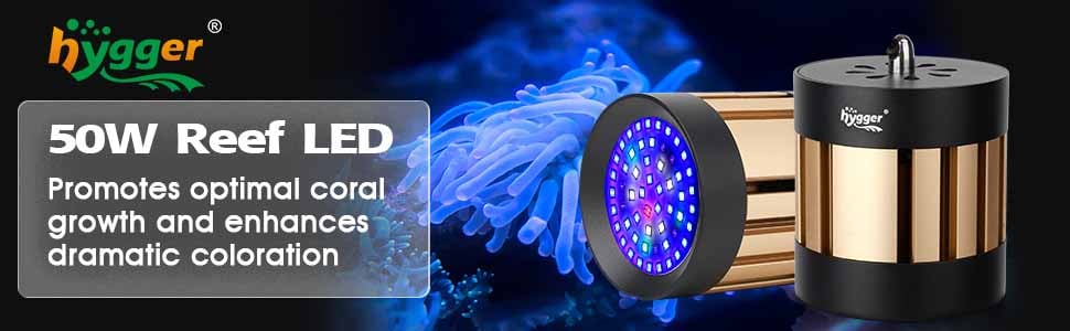 50W saltwater aquarium light