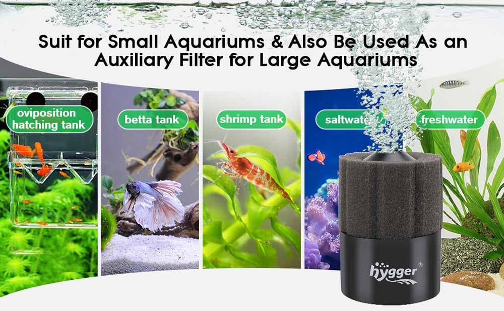 hygger 120 Biochemical Sponge Filter Application