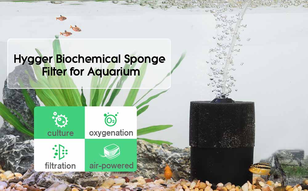 hygger 117 Aquarium Biochemical Sponge Filter