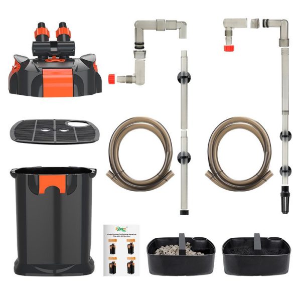 Ready-to-go canister filter