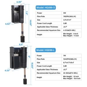 hygger crystal filter model