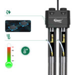 Dual temperature probes monitor