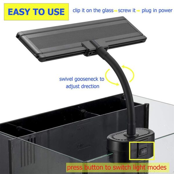 Easy to install for small tanks