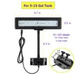 13W clip light for 5-15 gal tanks
