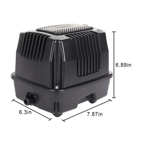 hygger 125 air pump dimensions