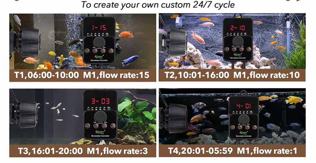 Create wave in tanks