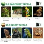 Light for desert reptile
