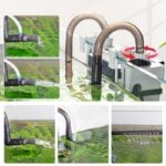 Backpack aquarium filter oxygenate tank