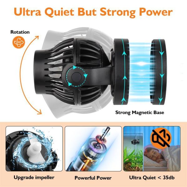 Ultra quiet pro wave maker