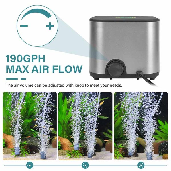 Adjust air volume freely