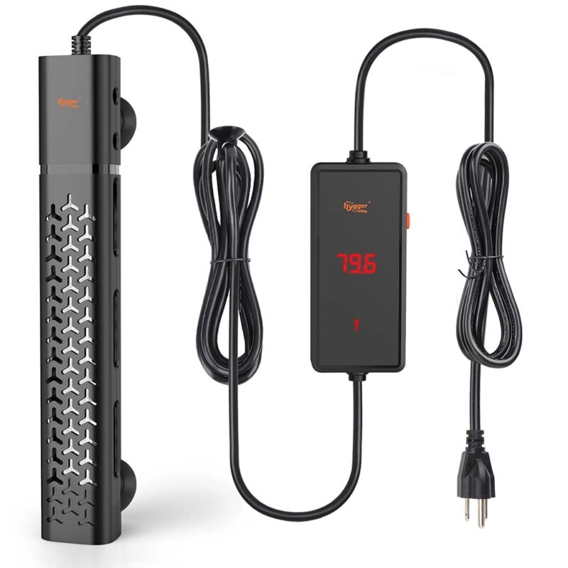 hygger Accurate Quartz Glass Aquarium Heater