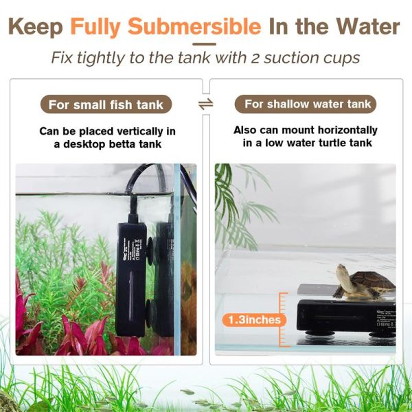Fully submersible nano heater