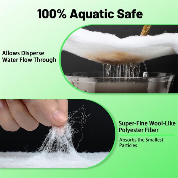 Aquatic safe filter floss