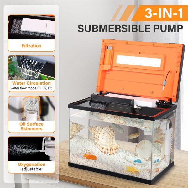 3 in 1 aquarium starter kit system