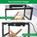 Two install way of LED reptile light kit