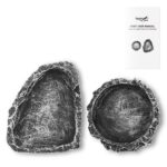 hygger reptile food dishes size
