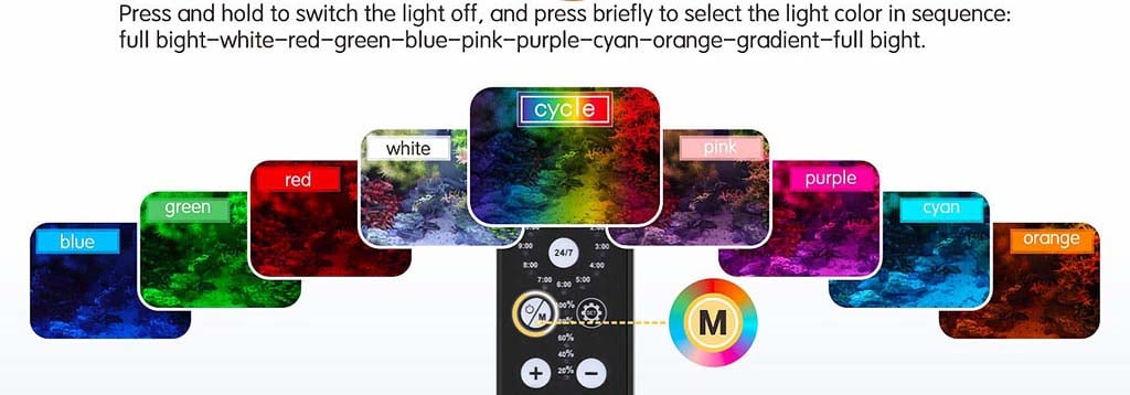 Light color setting