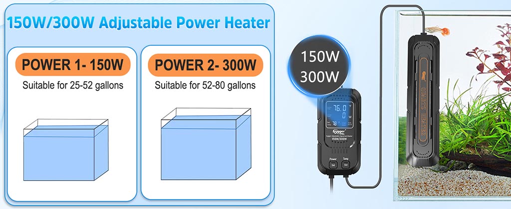 Adjustable heating power