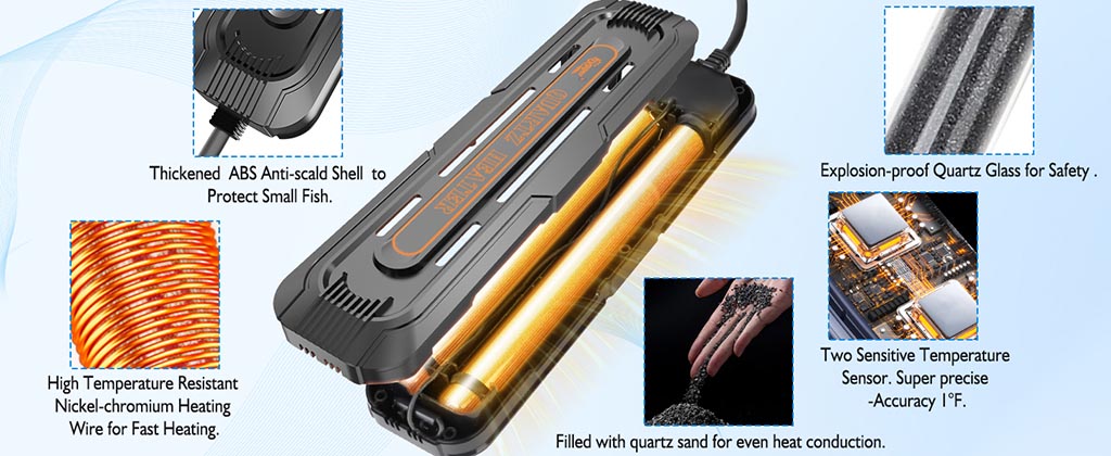 Heater protects small fish