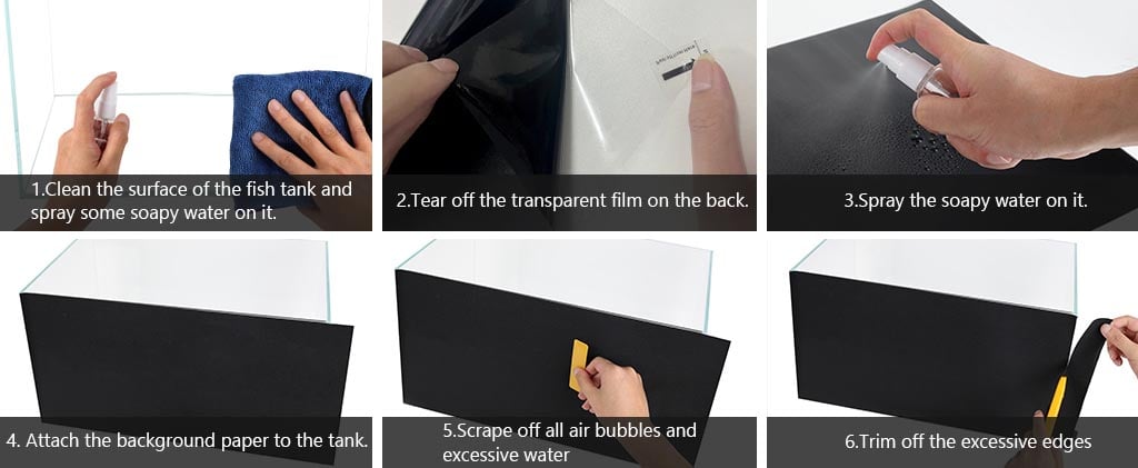 tank background paper usage steps