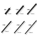 submersible aquarium led light size