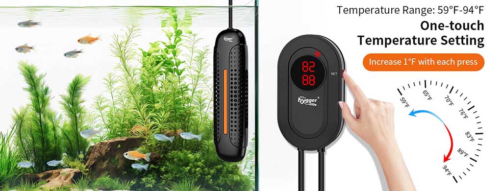 One touch heater setting