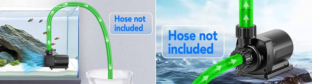 2 ways of the water pump usage