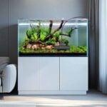 Heater with wave maker for freshwater saltwater