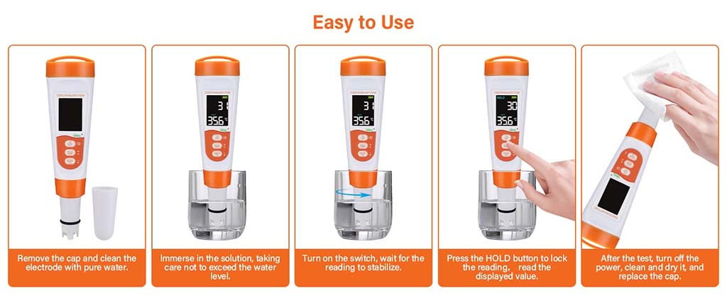 How to use water quality meter