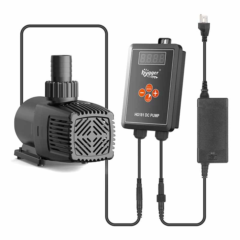 Quiet adjustable DC water pump